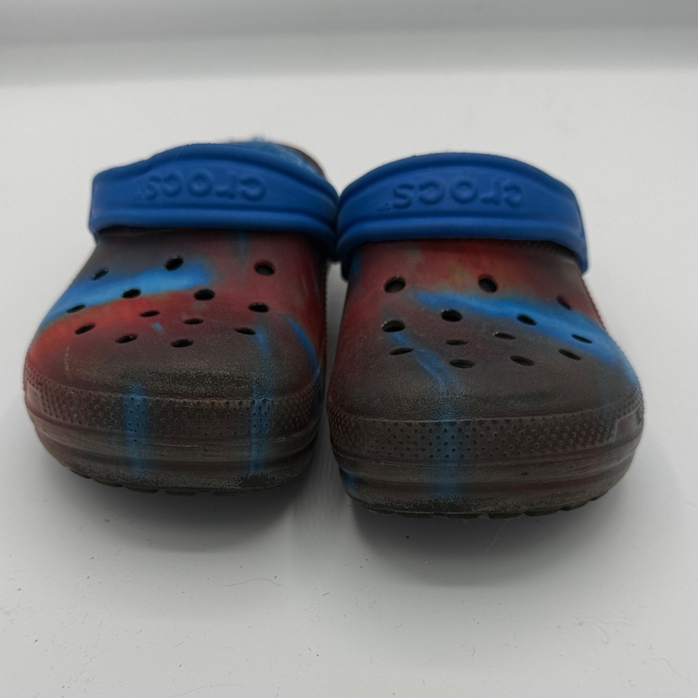CROCS Kids' Red and Blue Clogs